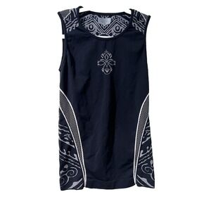 Athleta Work Out Tank Top design tank Black Size S Y2K A009621